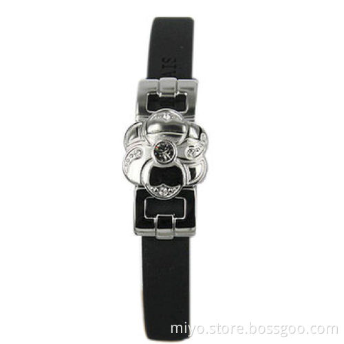 Silicone Metal Bracelet with Buckle, Logo Can be Multicolor Embossed, Debossed and Printing